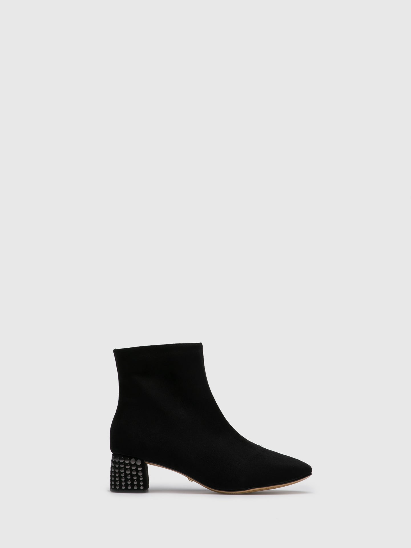 Parodi Passion Black Zip Up Ankle Boots