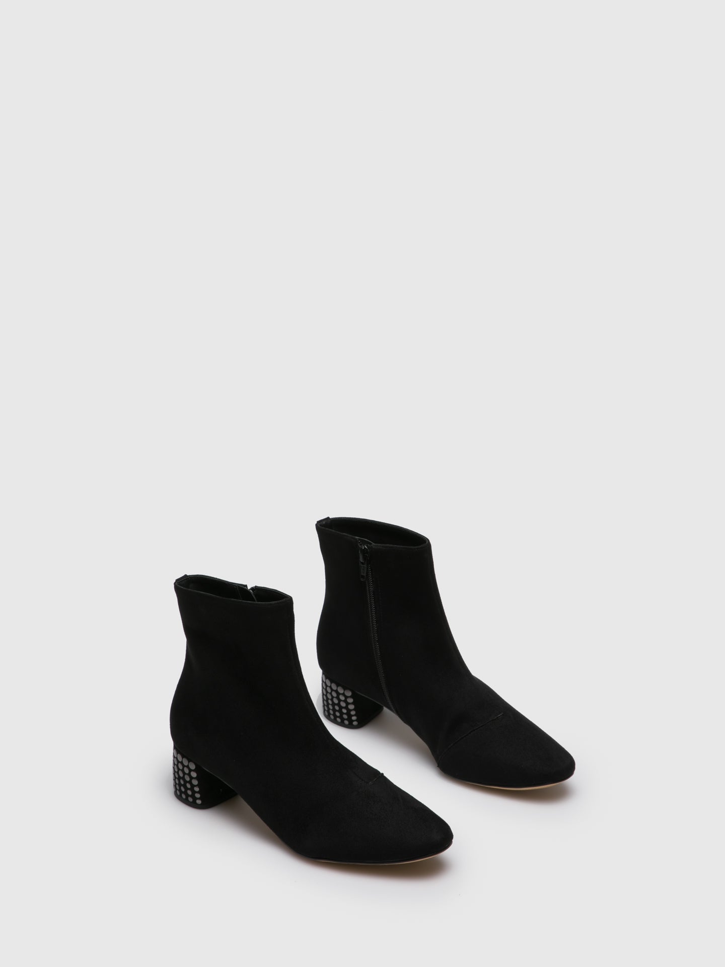 Parodi Passion Black Zip Up Ankle Boots