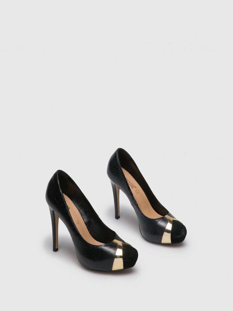 Parodi Passion Black Stiletto Shoes