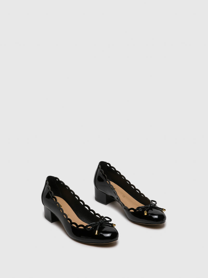 Parodi Passion Black Round Toe Shoes