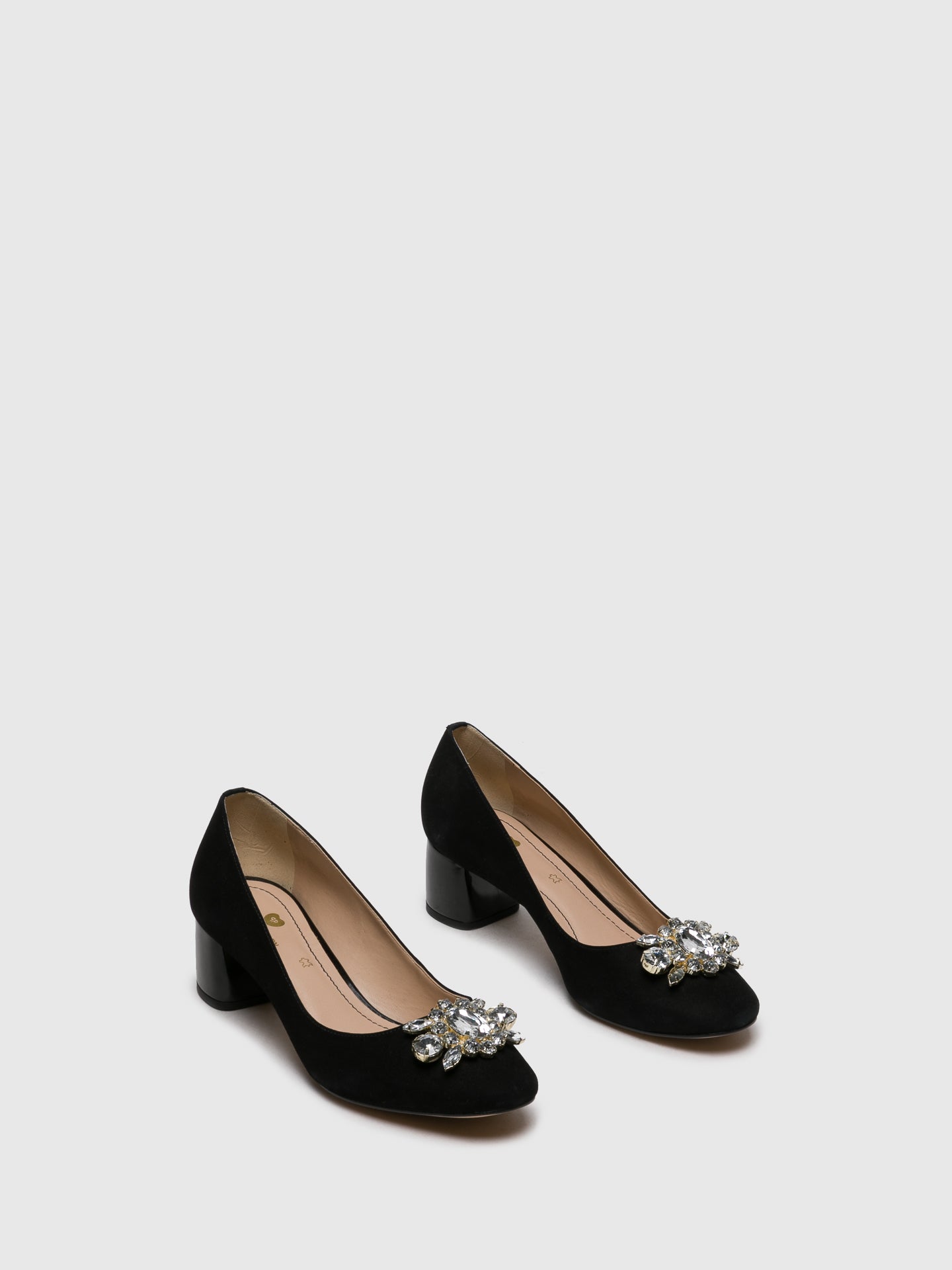 Parodi Passion Black Appliqués Shoes