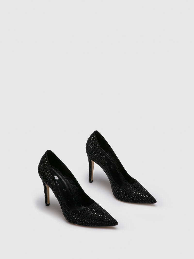 Parodi Passion Black Stiletto Shoes