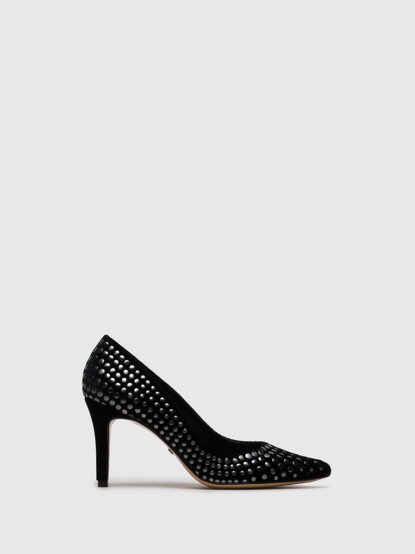 Parodi Passion Black Appliqués Shoes