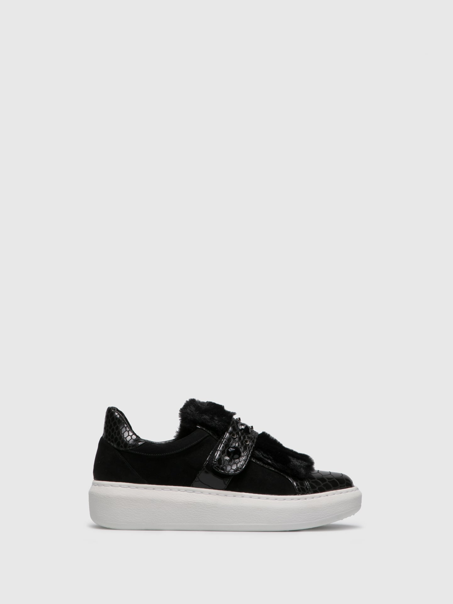 Parodi Passion Black Slip-on Trainers