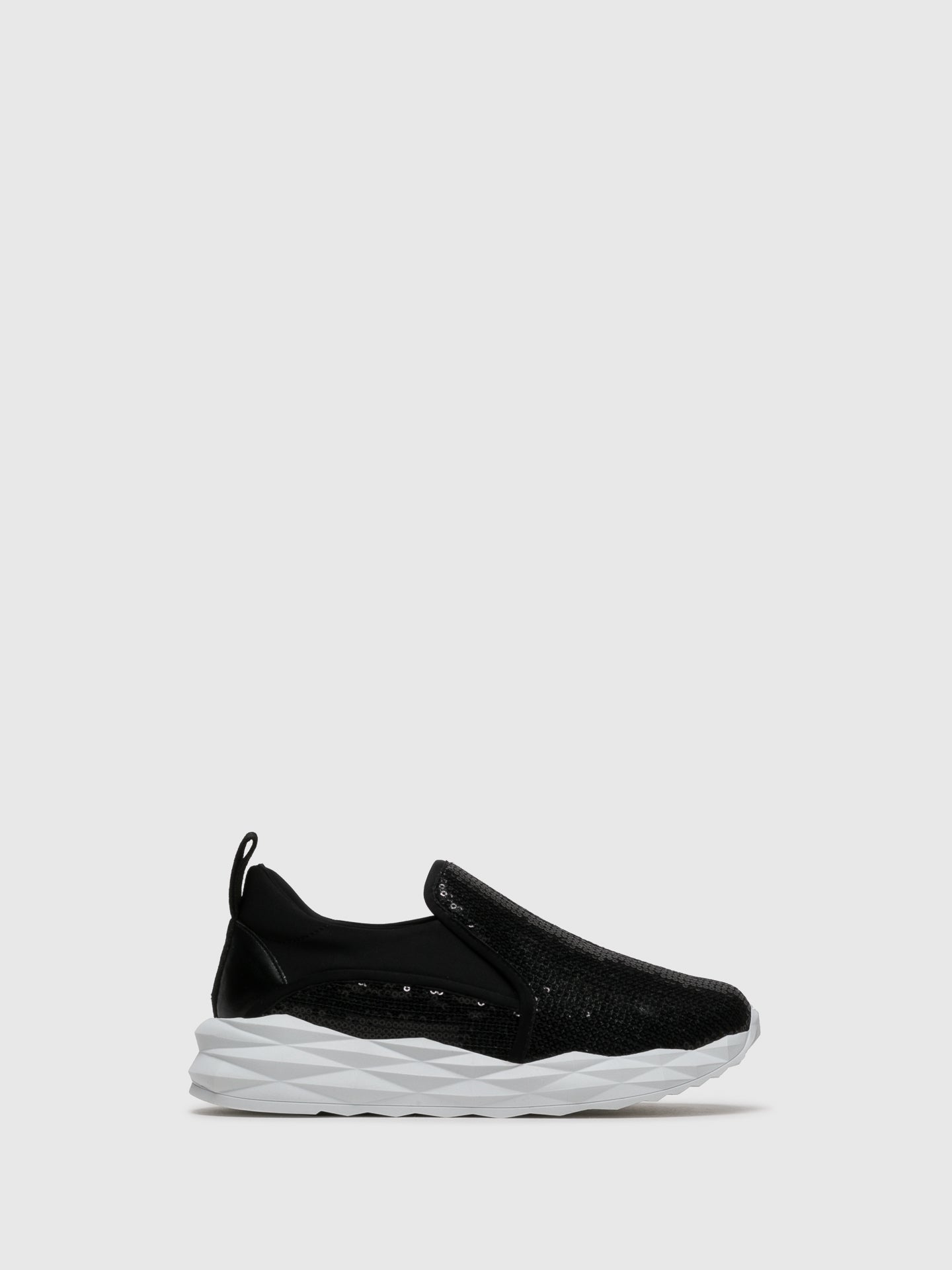 Parodi Passion Black Slip-on Trainers