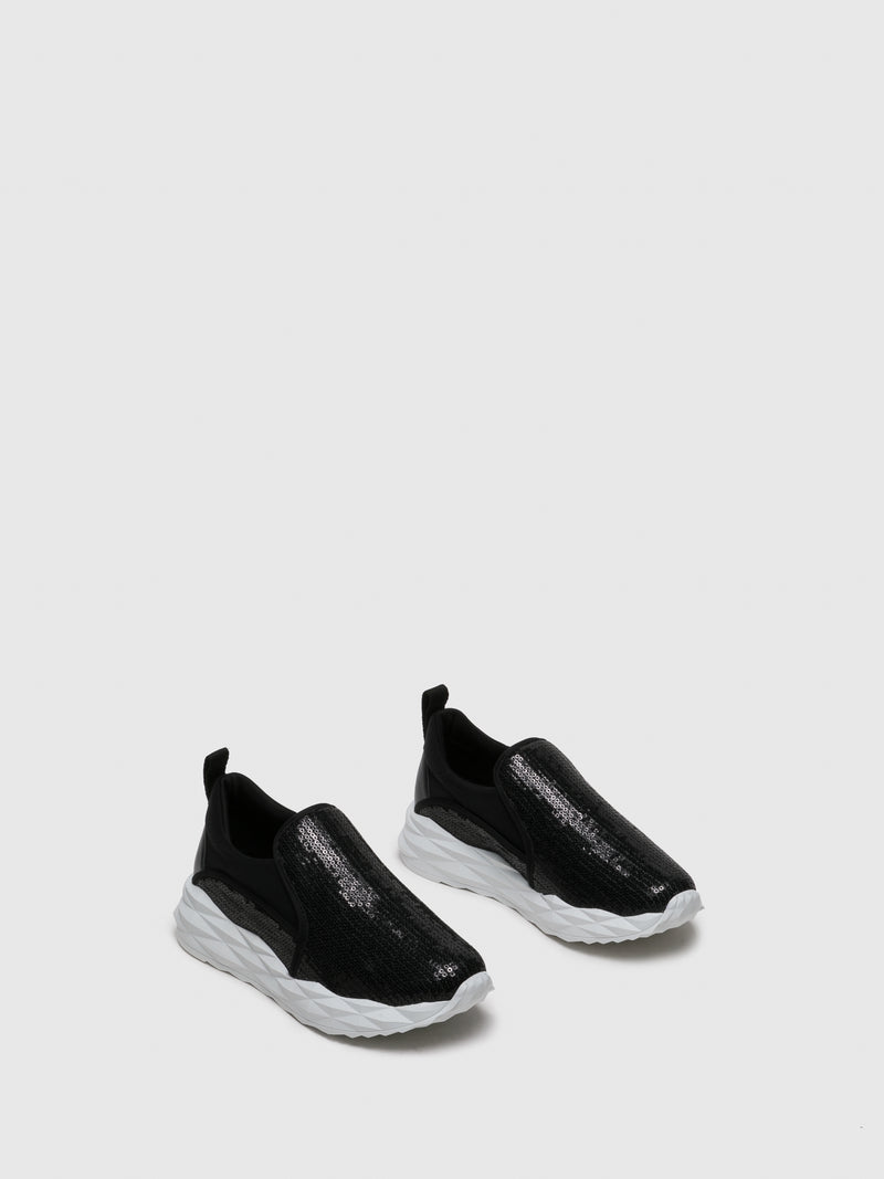 Parodi Passion Black Slip-on Trainers