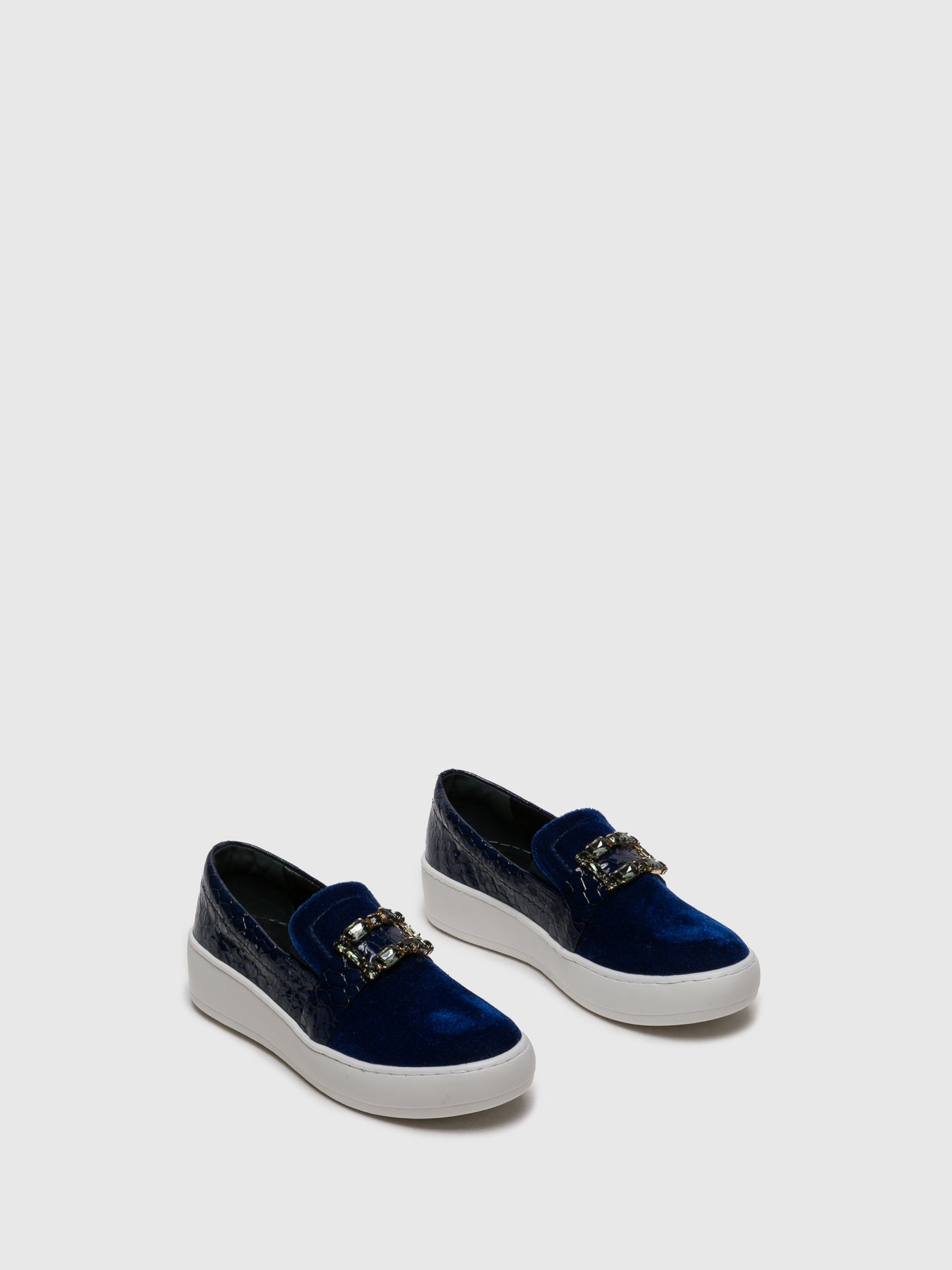 Parodi Passion Navy Slip-on Trainers