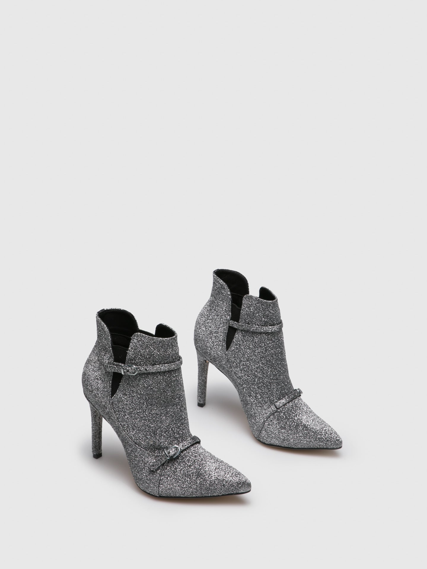 Parodi Passion Silver Elasticated Ankle Boots