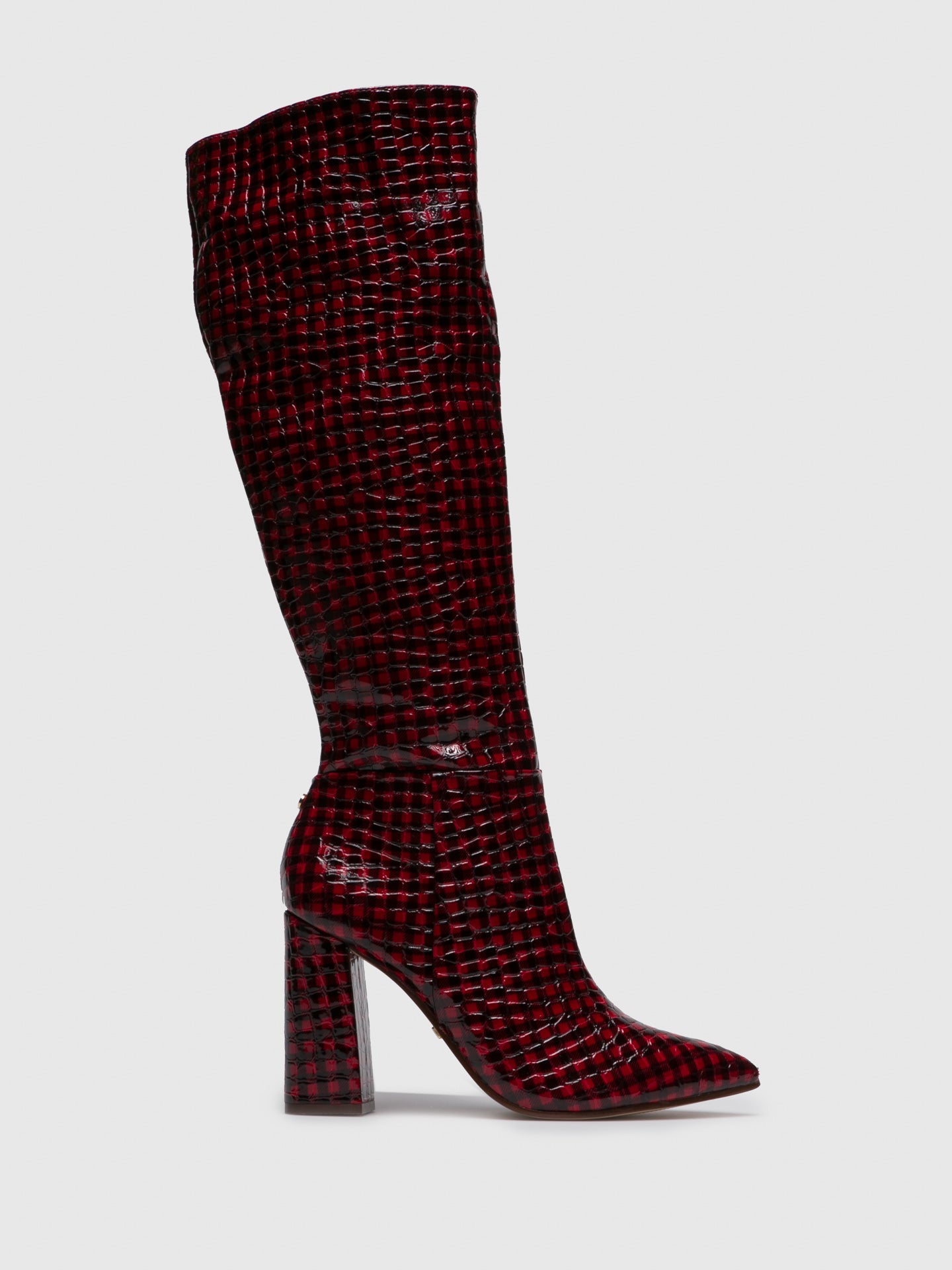 Parodi Passion DarkRed Knee-High Boots