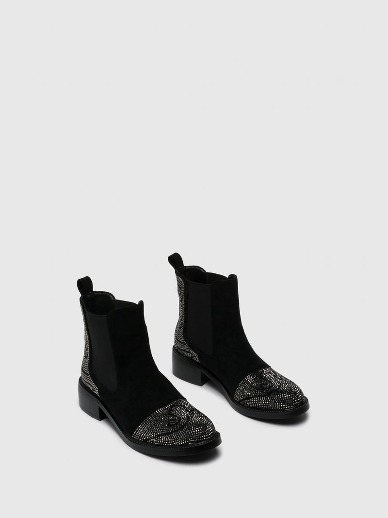 Parodi Sunshine Black Chelsea Ankle Boots