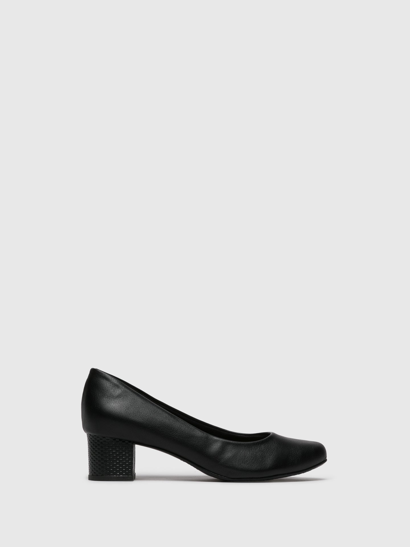 Parodi Sunshine Black Round Toe Shoes