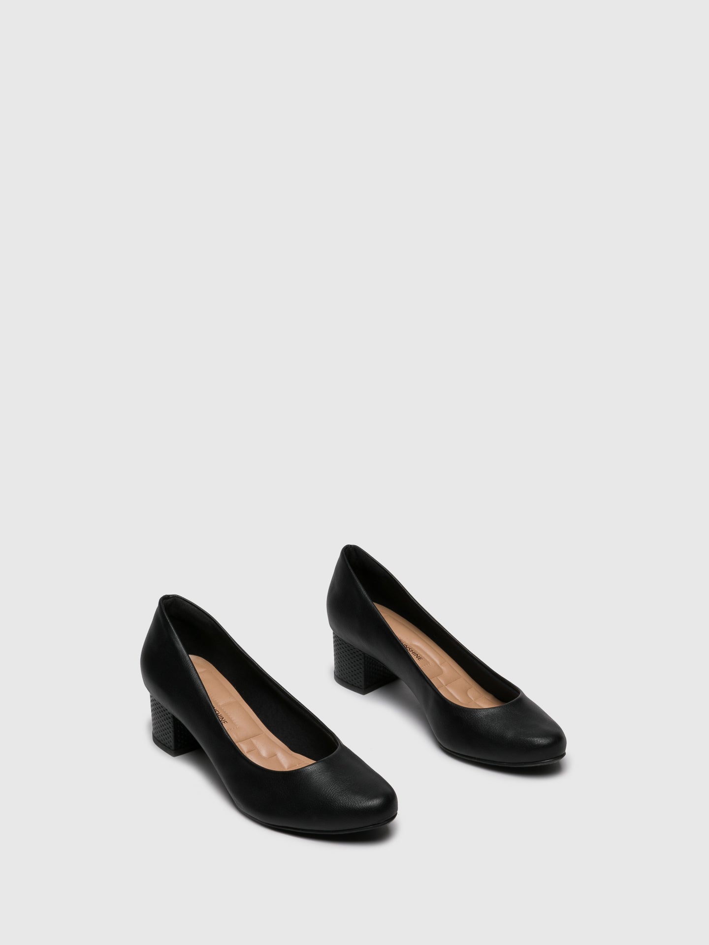 Parodi Sunshine Black Round Toe Shoes