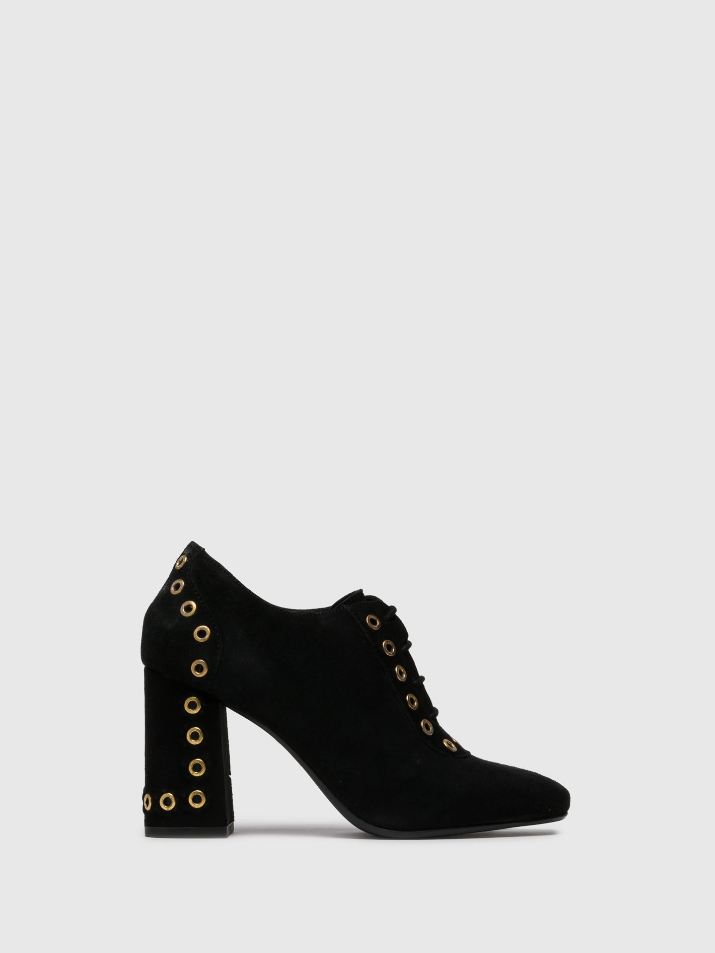 Parodi Sunshine Black Lace-up Shoes