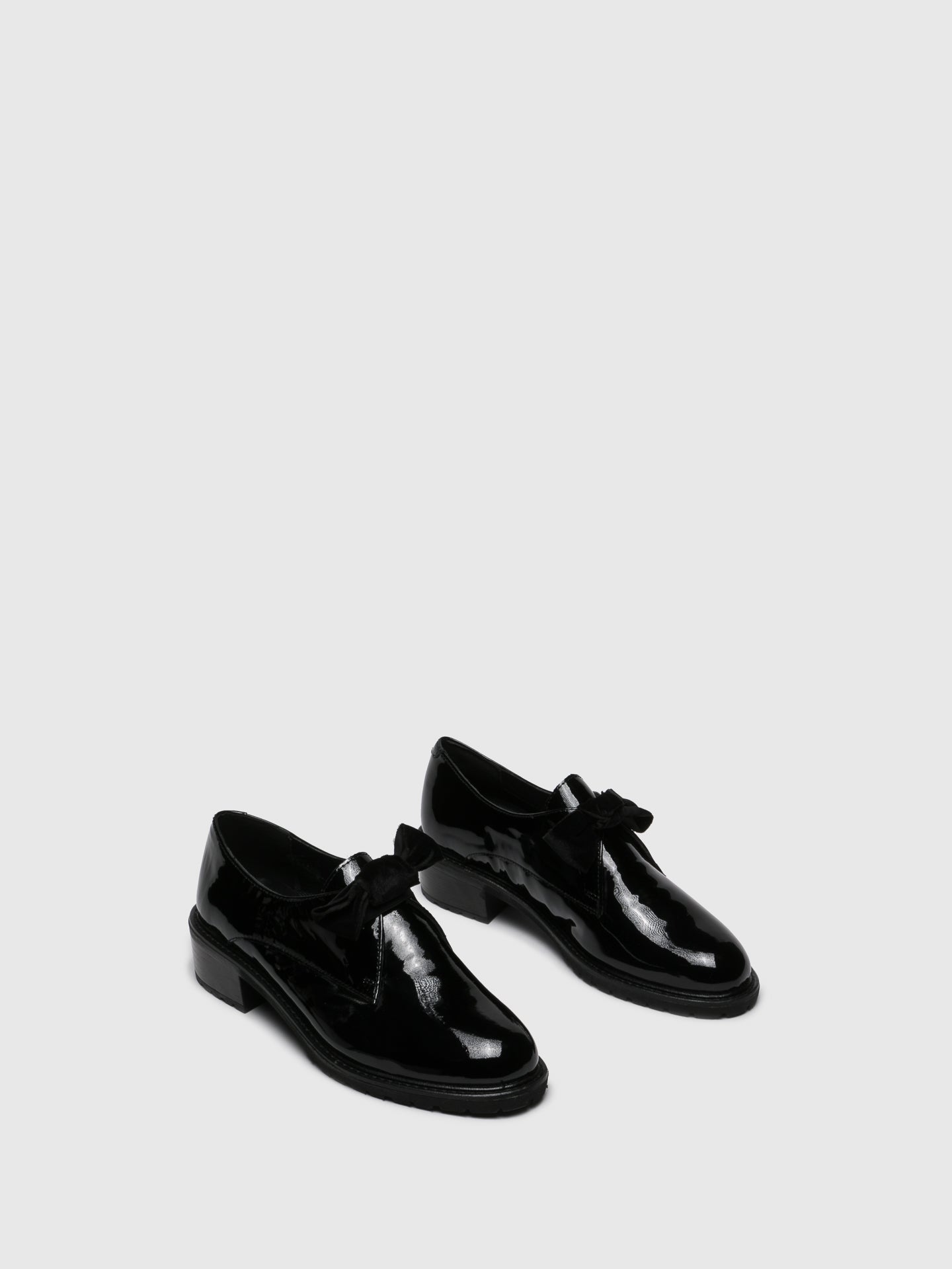 Parodi Sunshine Black Derby Shoes