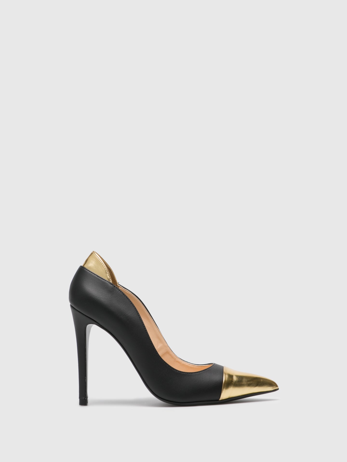 Patricia Correia Matte Black Pointed Toe Pumps