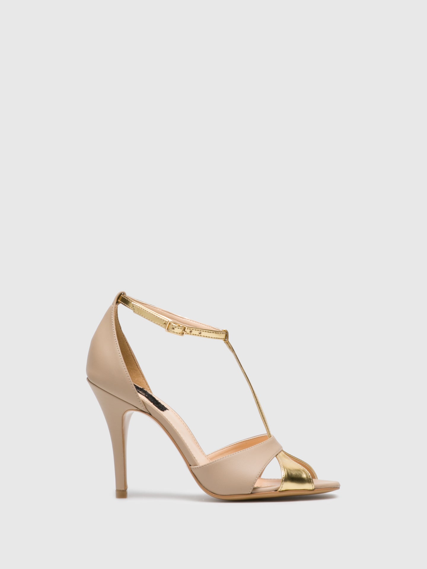 Patricia Correia Beige Ankle Strap Sandals