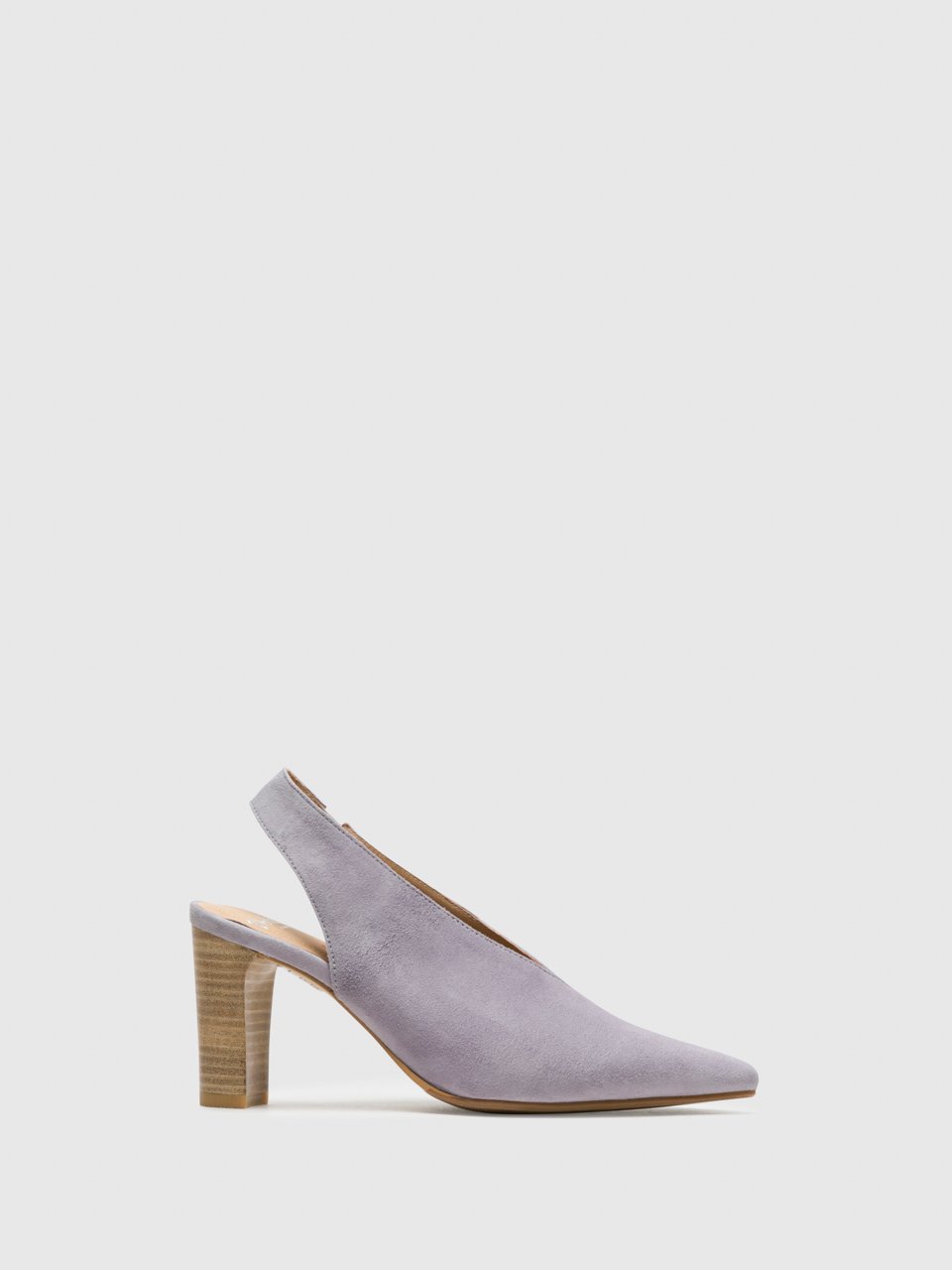 Perlato Purple Sling-Back Pumps Shoes