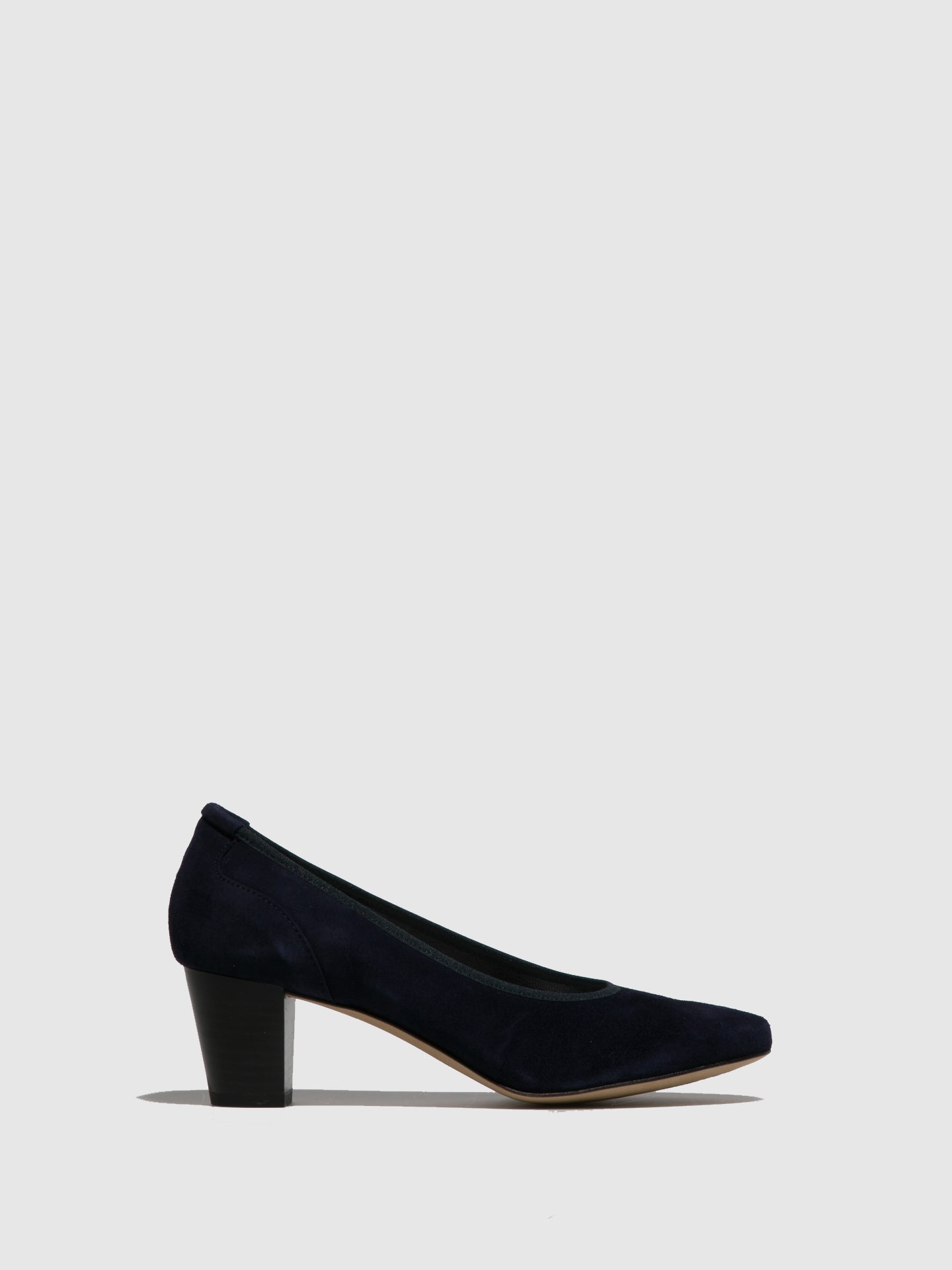 Perlato Blue Round Toe Shoes