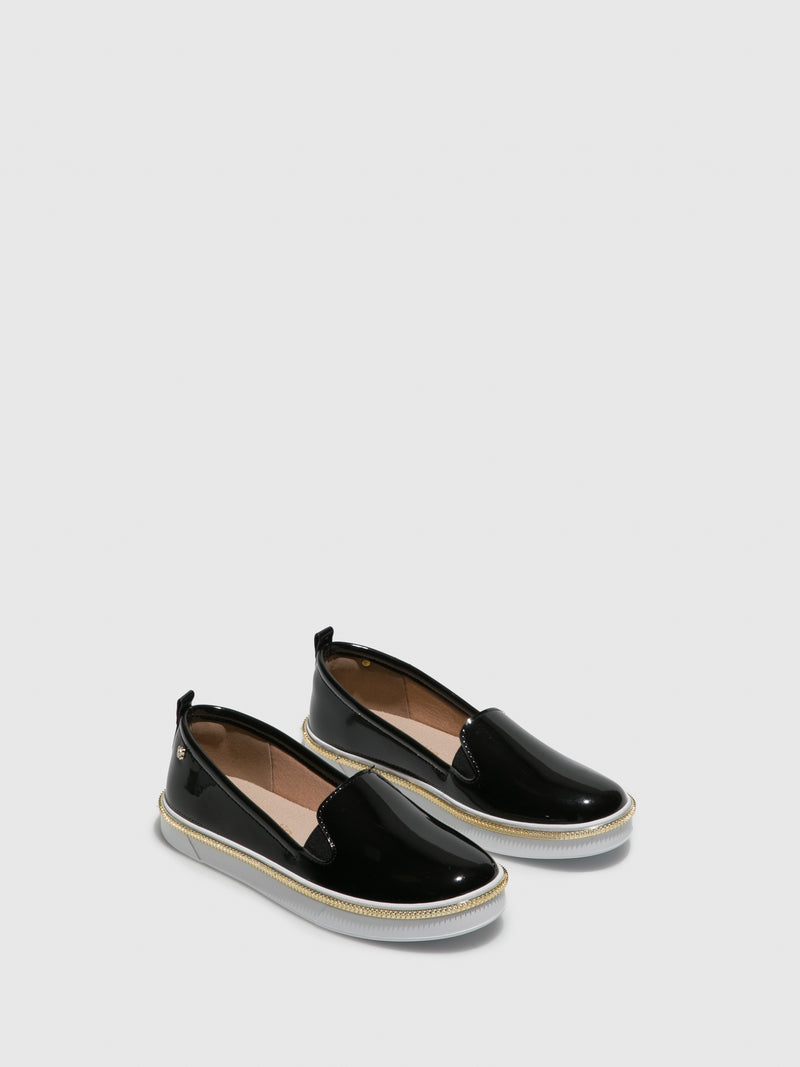 Petite Jolie By Parodi Black Slip-on Trainers