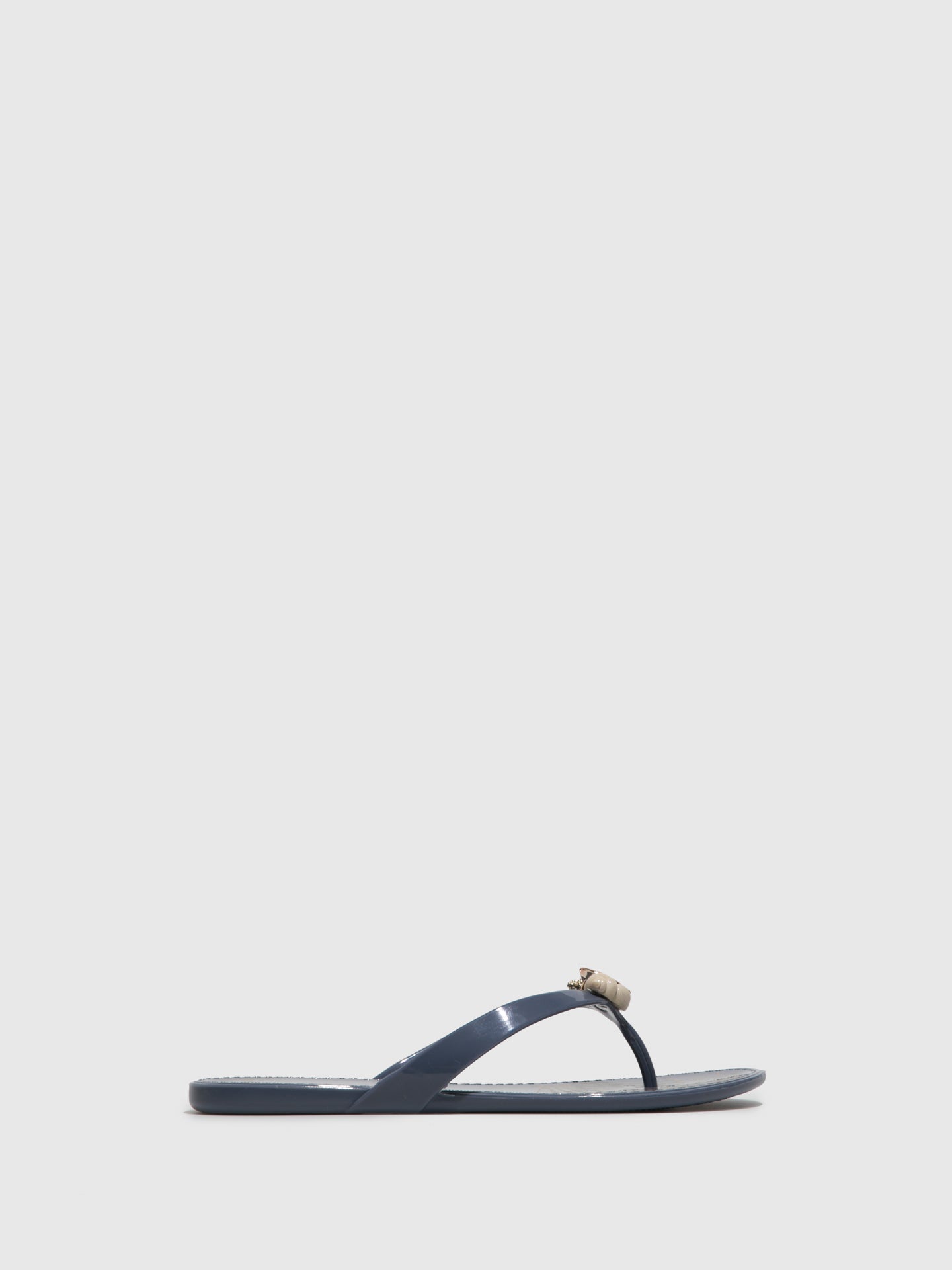 Petite Jolie By Parodi Gray Beach Flip-Flops