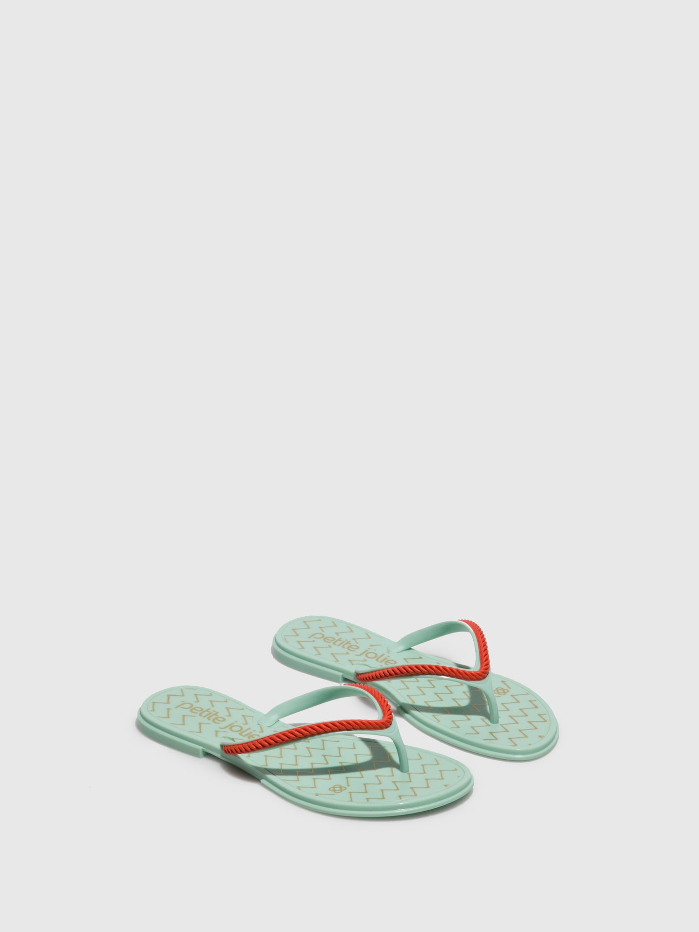 Petite Jolie By Parodi SeaGreen Beach Flip-Flops