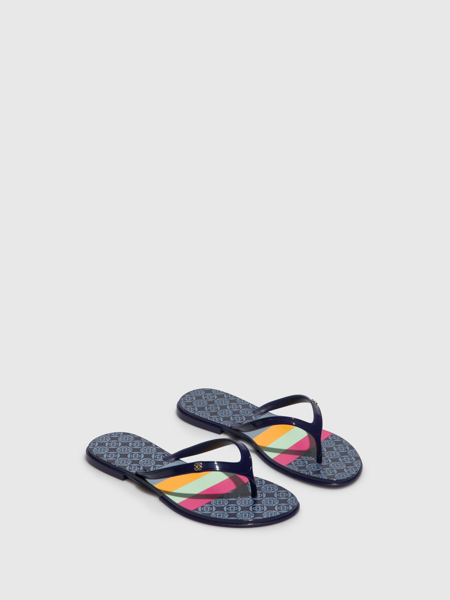 Petite Jolie By Parodi Purple Beach Flip-Flops