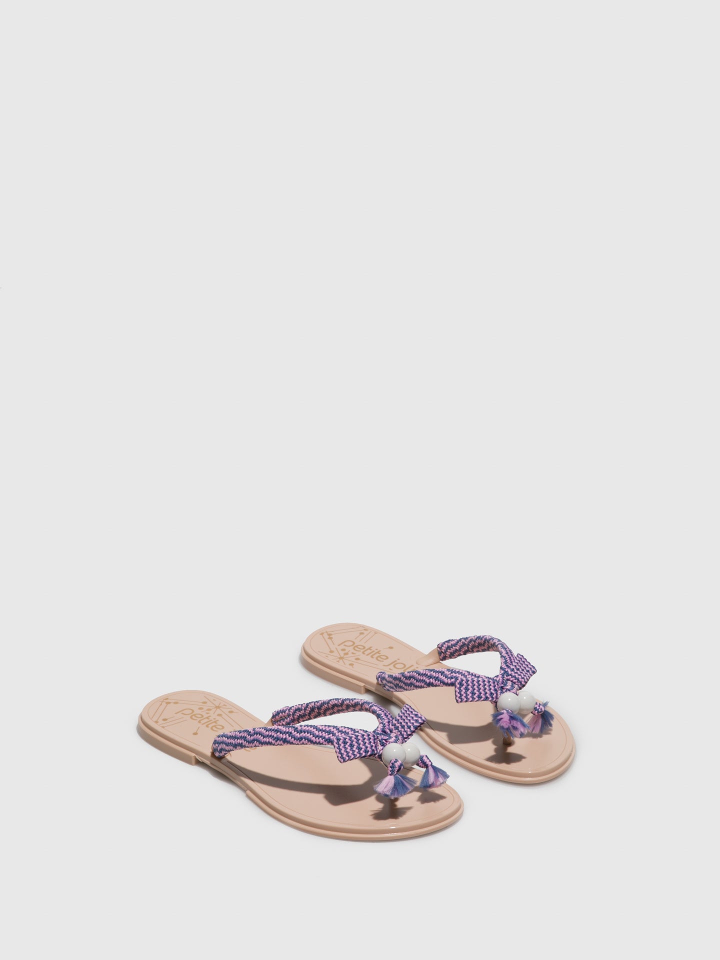 Petite Jolie By Parodi BlanchedAlmond	 Appliqués Flip-Flops