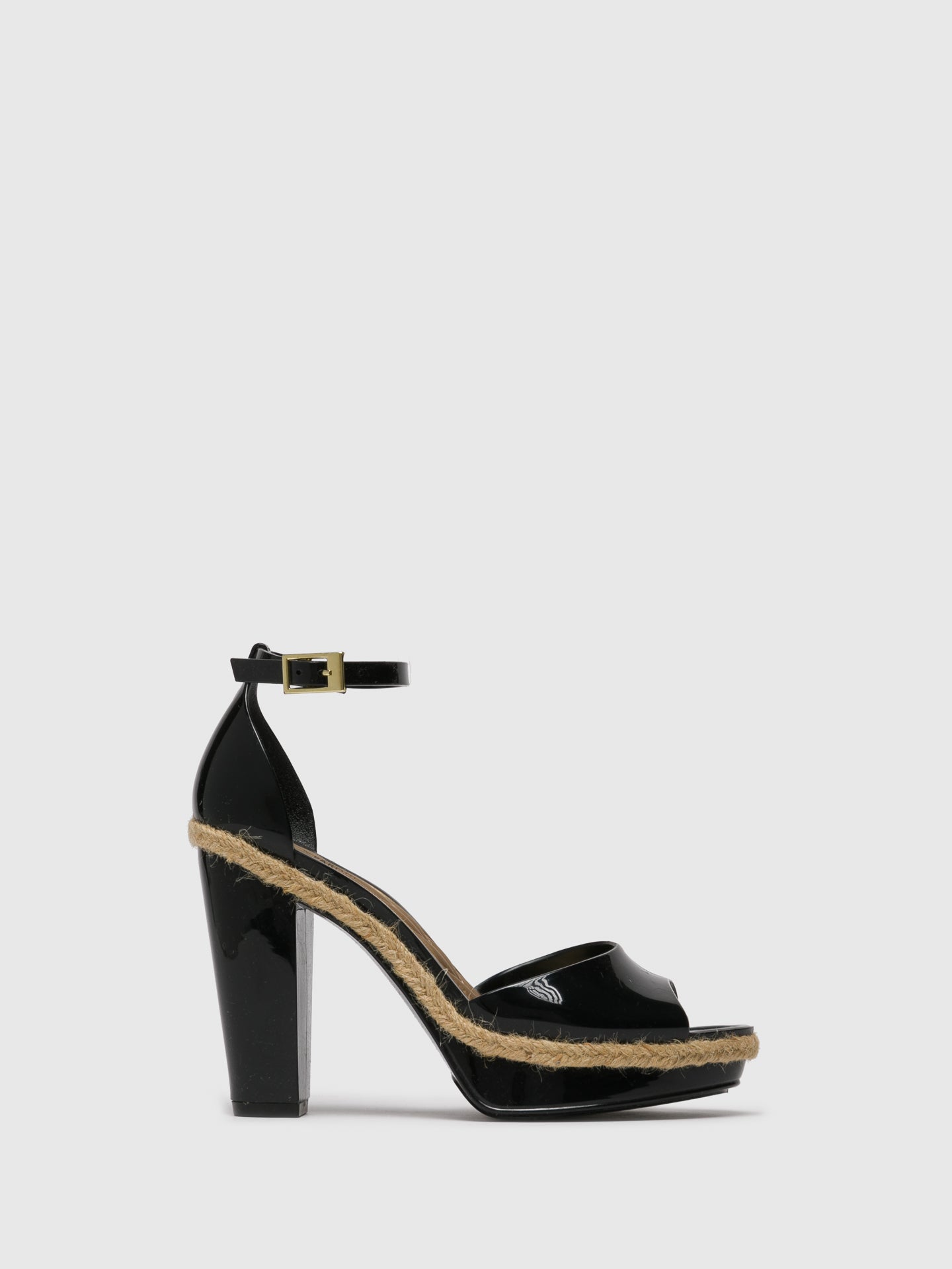 Petite Jolie By Parodi Black Sling-Back Pumps Sandals