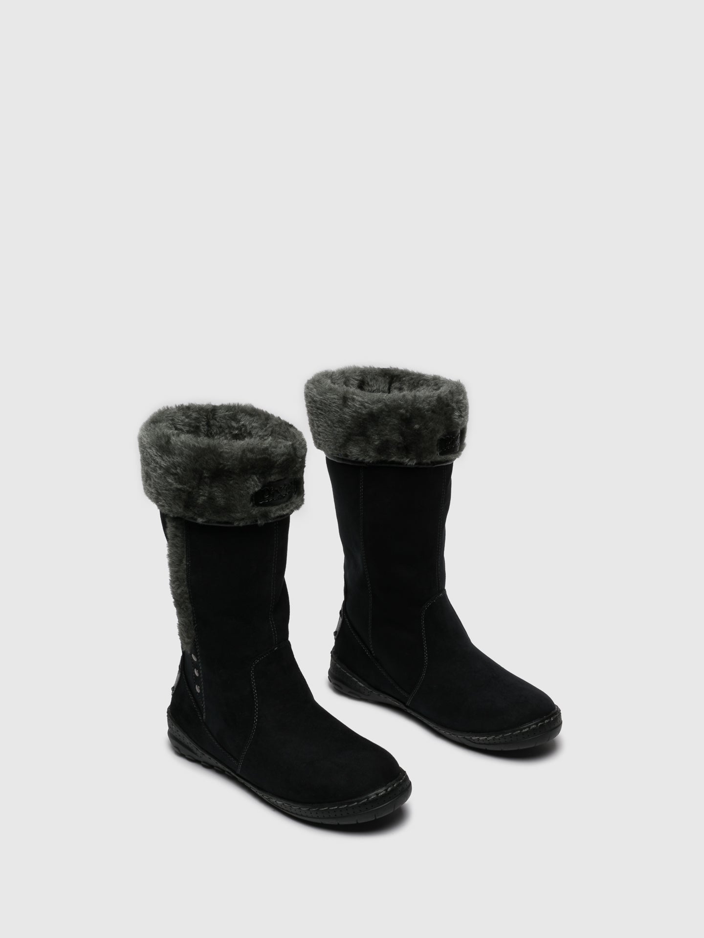 Pixie Black Fleece Boots