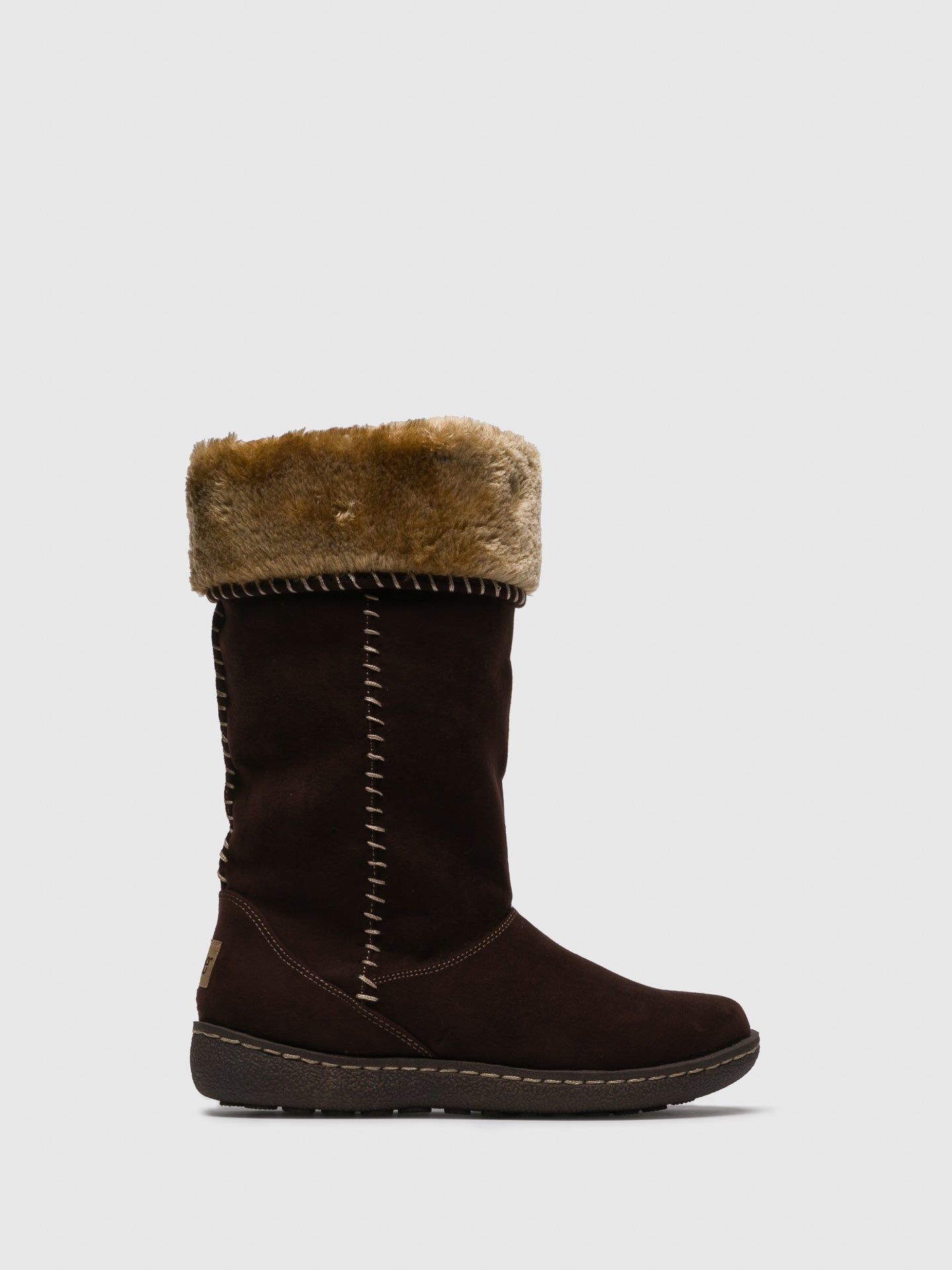 Pixie Chocolate Fleece Boots