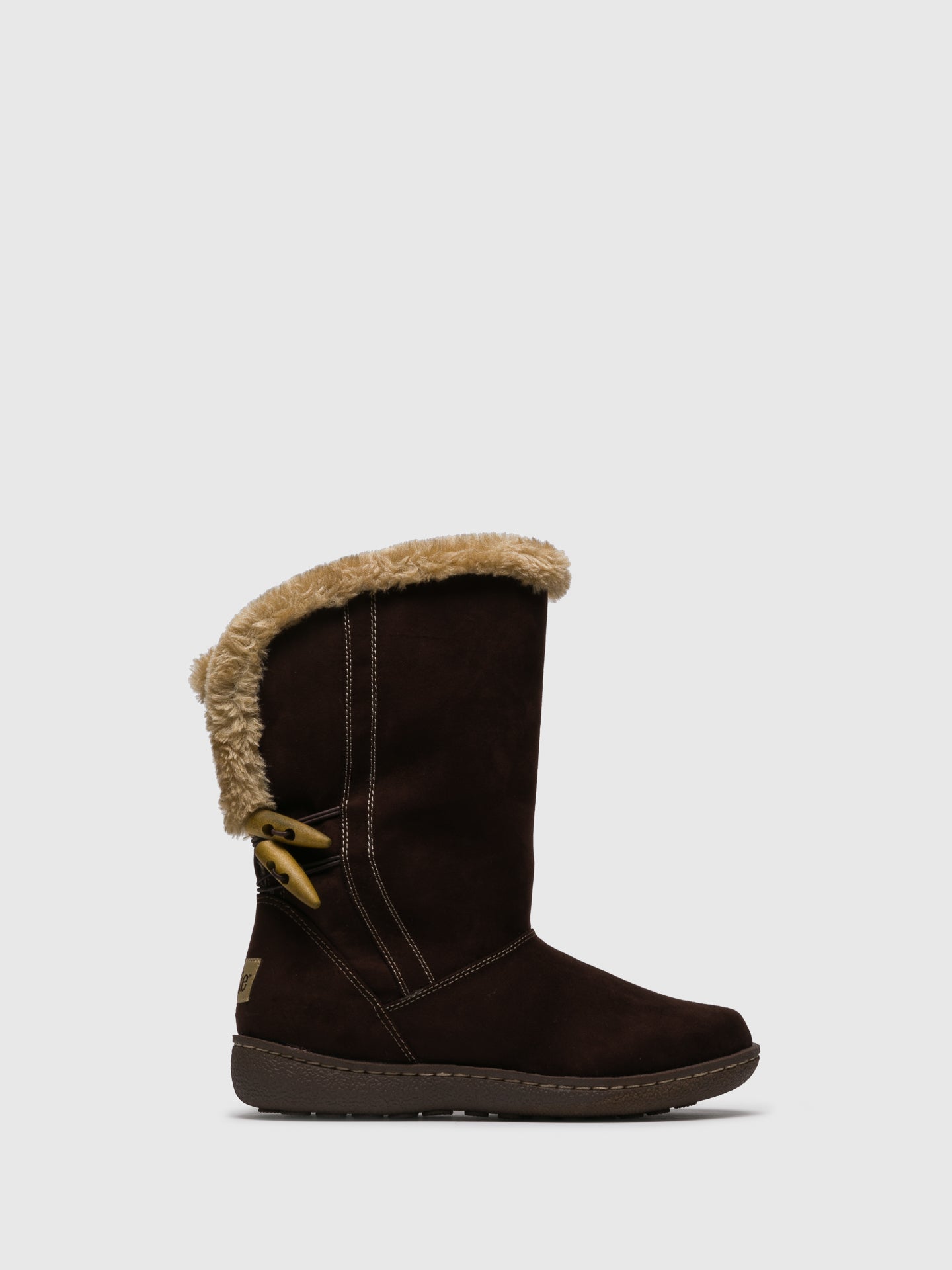 Pixie Chocolate Fleece Boots