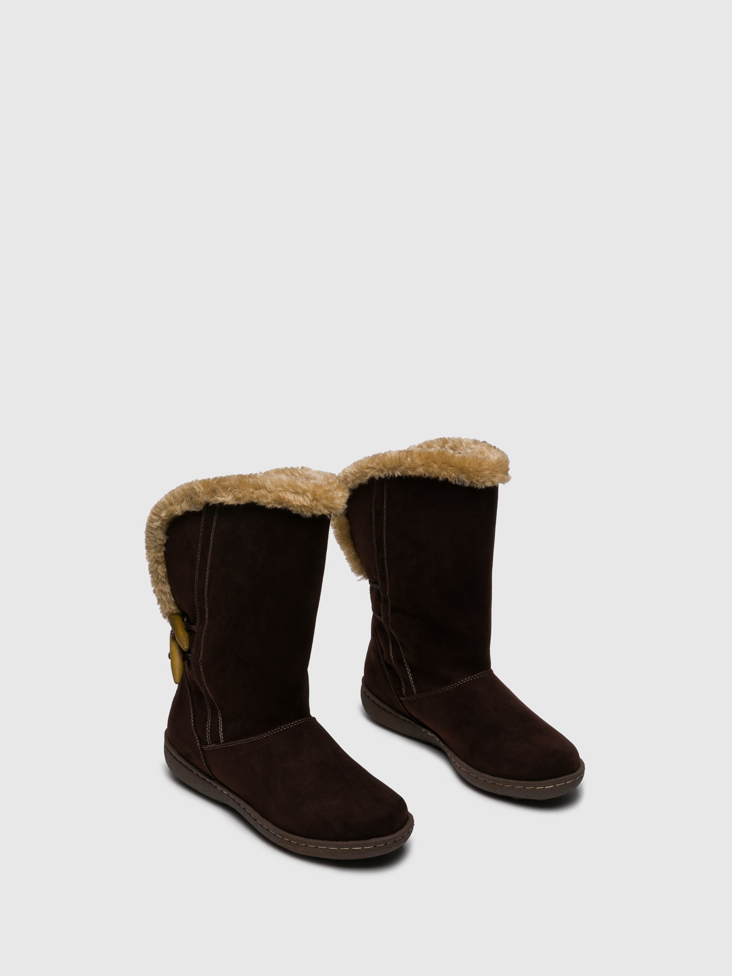 Pixie Chocolate Fleece Boots