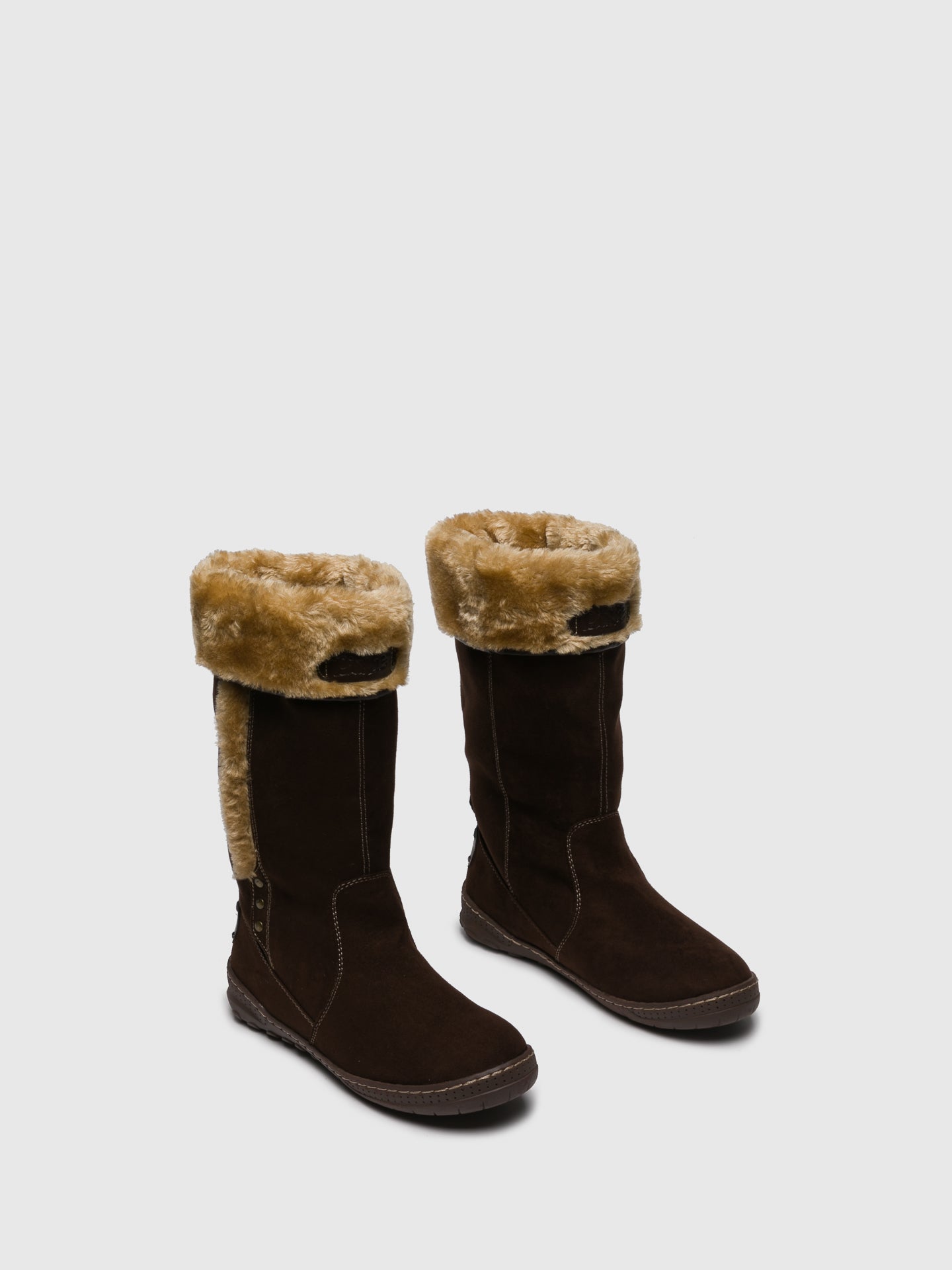 Pixie Chocolate Fleece Boots