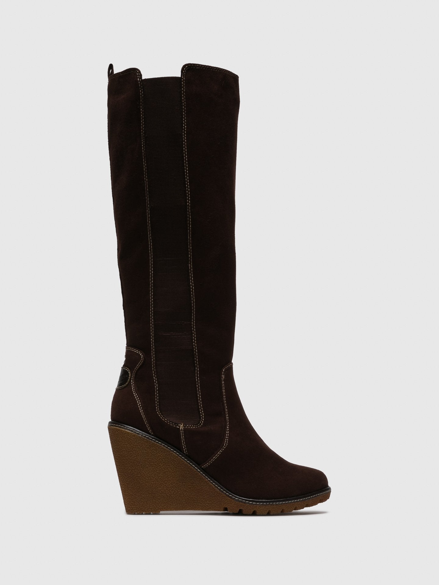 Pixie Chocolate Knee-High Boots