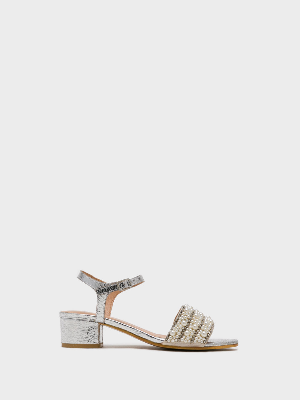 Parodi Sunshine Silver Buckle Sandals