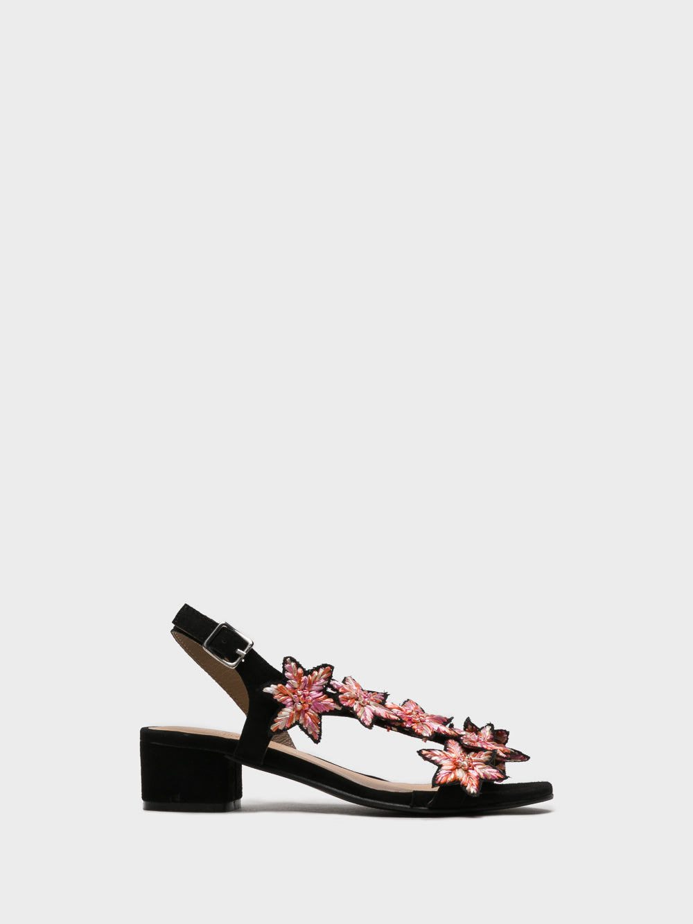 Parodi Sunshine Pink Appliqués Sandals