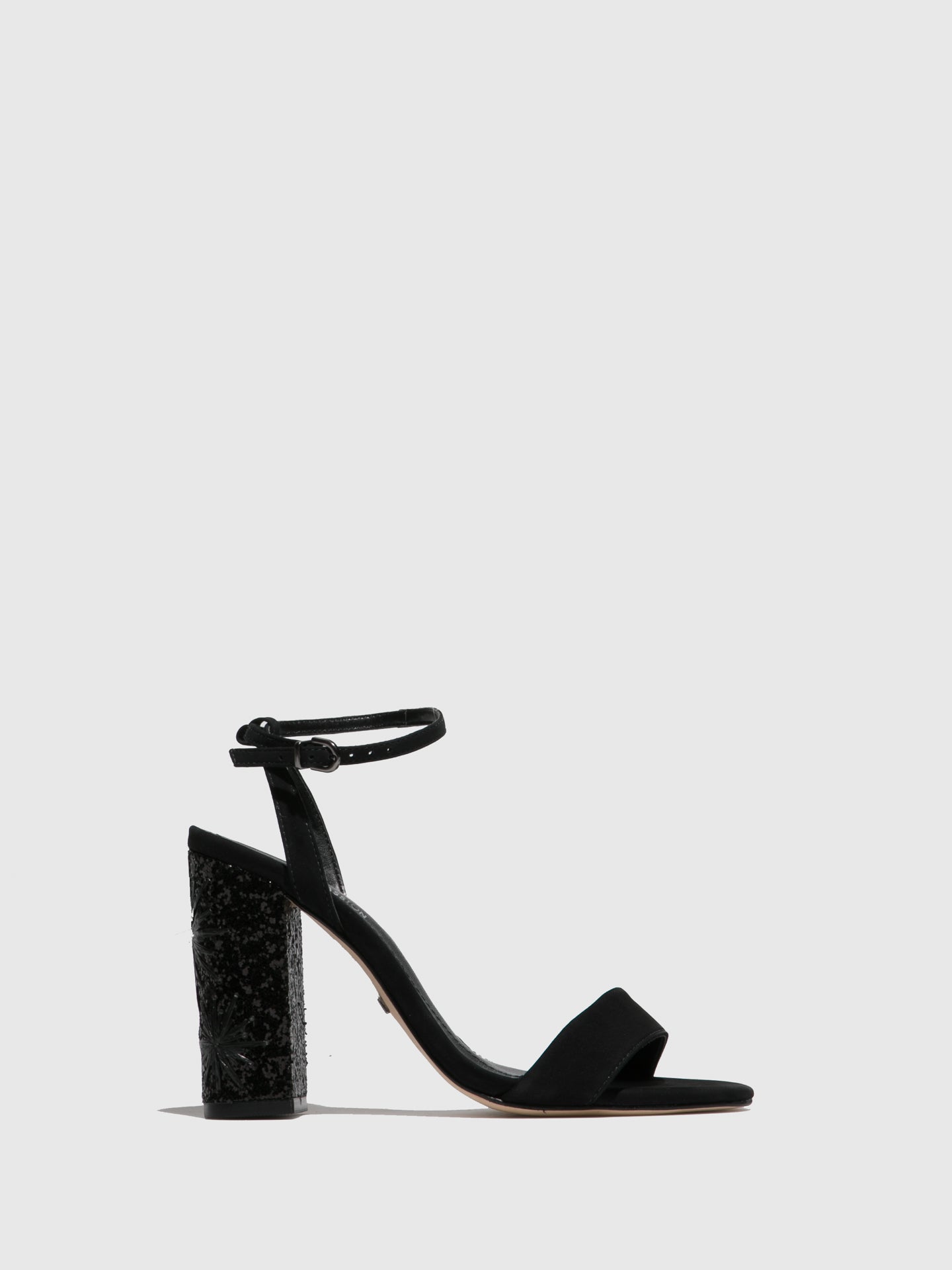 Parodi Passion Black Ankle Strap Sandals