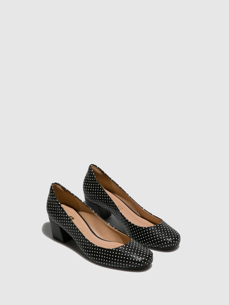 Parodi Passion Black Round Toe Shoes