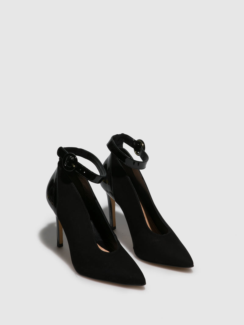 Parodi Passion Black Pointed Toe Shoes