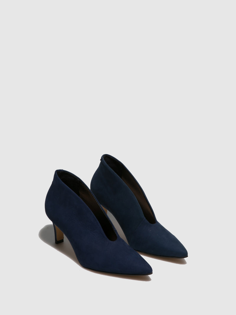 Parodi Passion Navy Pointed Toe Shoes