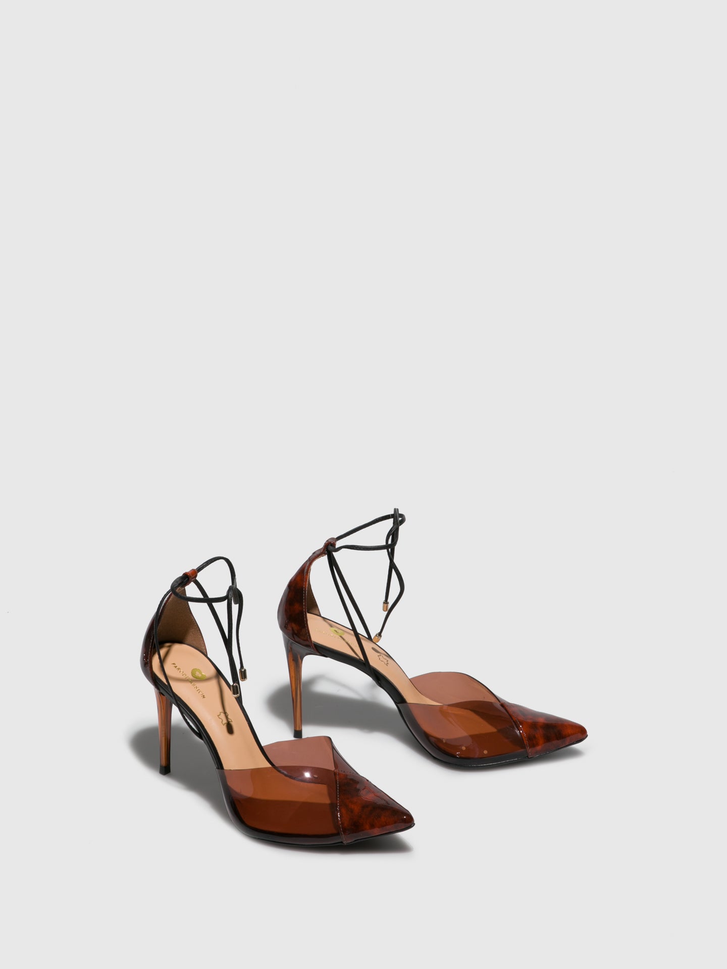 Parodi Passion Brown Heel Sandals