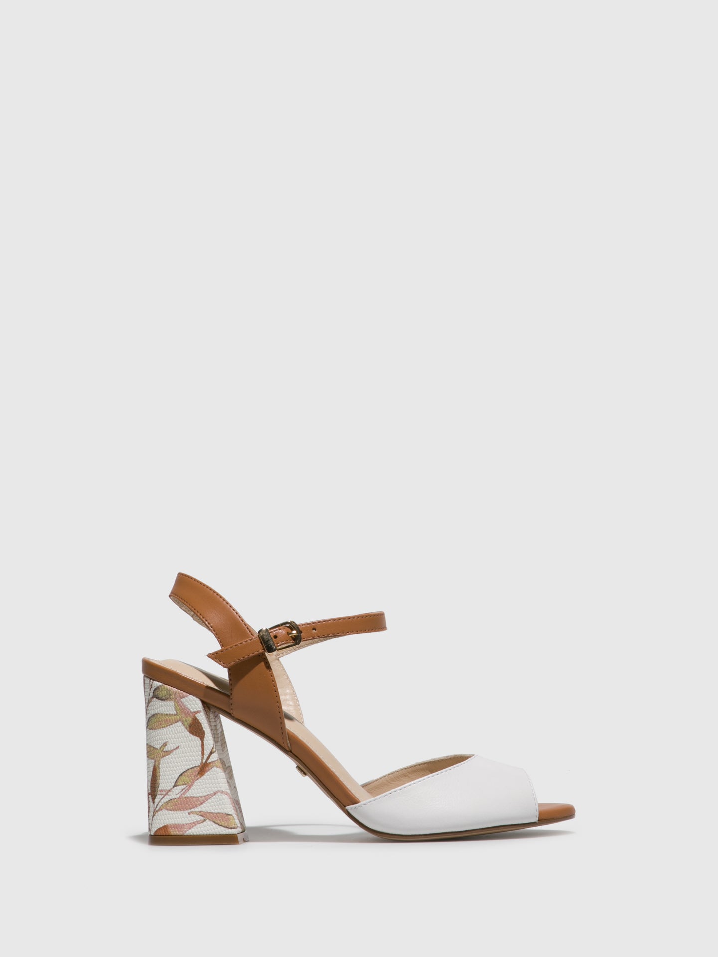 Parodi Passion Camel Chunky Heel Sandals