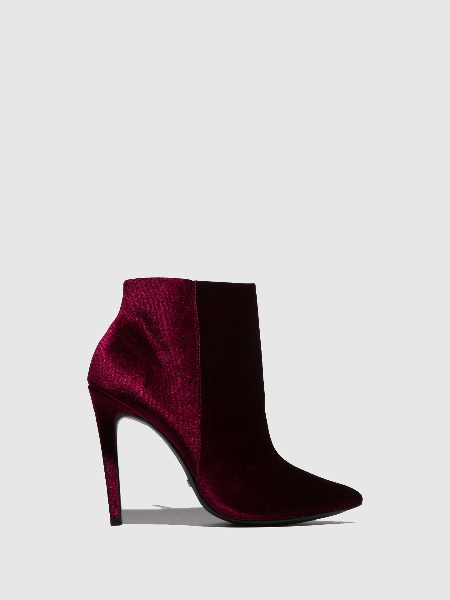 Parodi Passion Burgundy Pointed Toe Ankle Boots