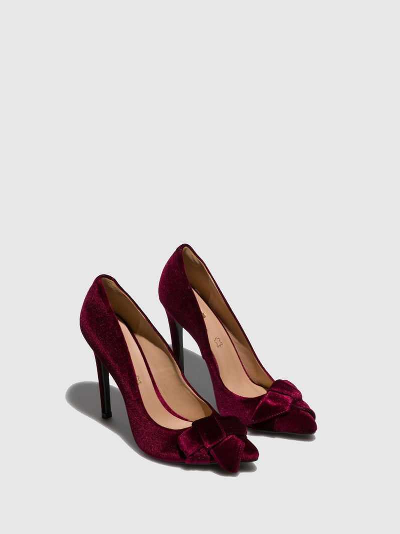 Parodi Passion Burgundy Pointed Toe Shoes