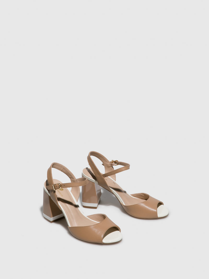 Parodi Passion Beige Open Toe Sandals