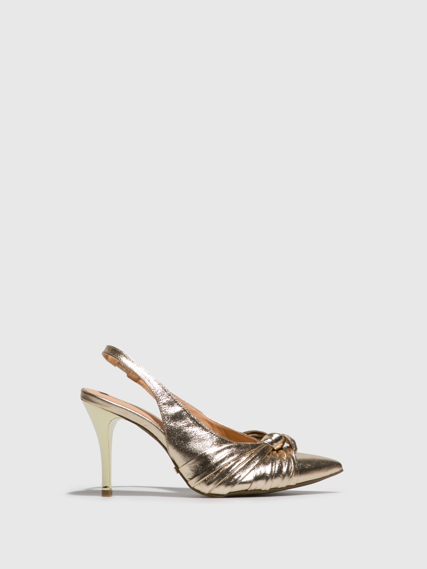 Parodi Passion Gold Sling-Back Sandals