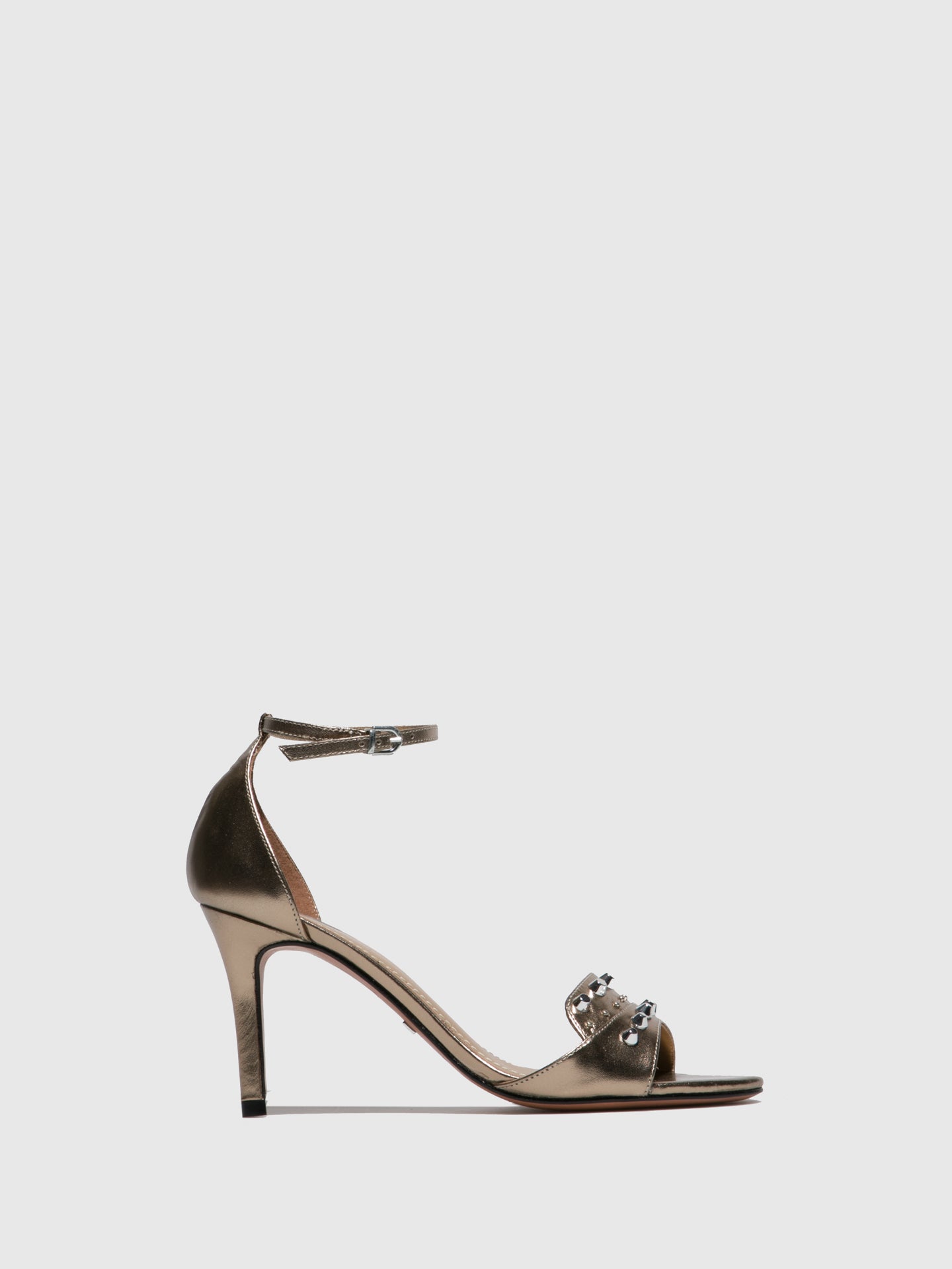 Parodi Passion Gold Ankle Strap Sandals