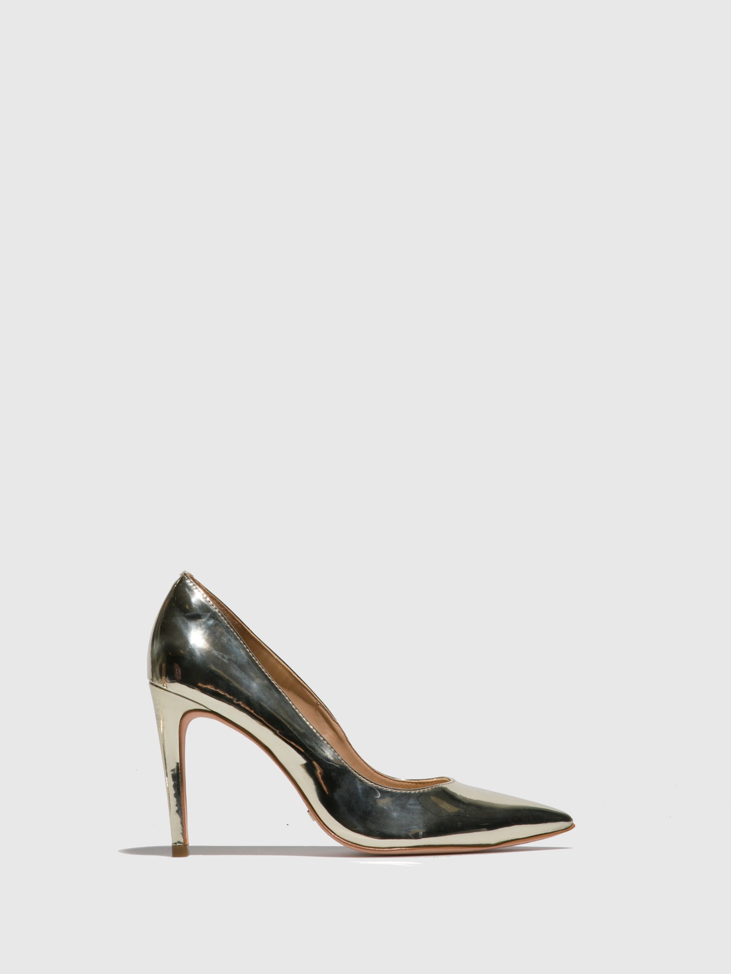 Parodi Passion Gold Stiletto Shoes