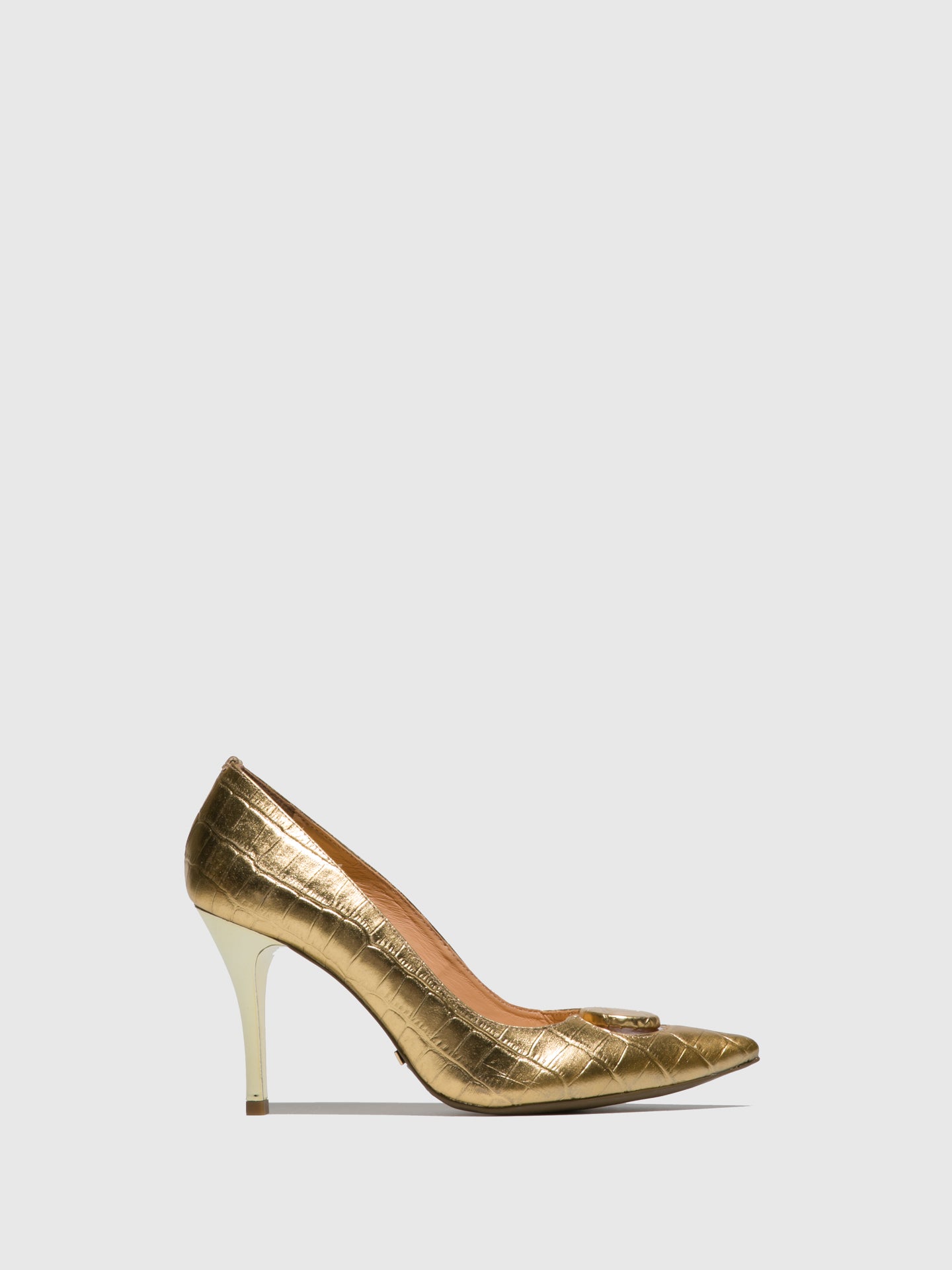 Parodi Passion Gold Stiletto Shoes
