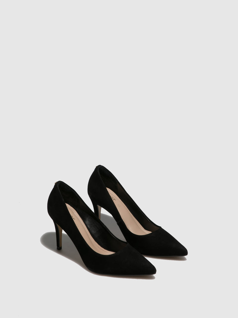 Parodi Stiletto Black Suede Stiletto Shoes